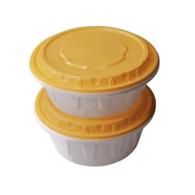 Chinwa bwat manje midi plastik ak fèmen